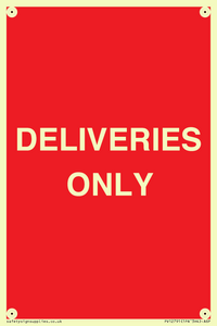 DELIVERIES ONLY